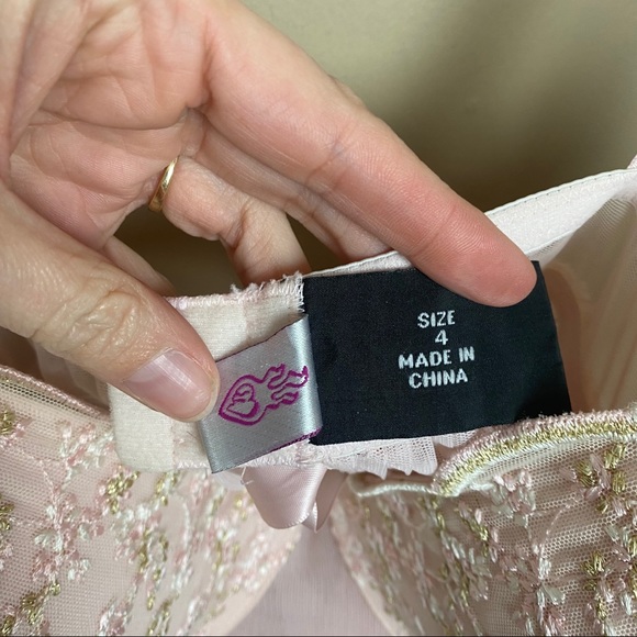 Torrid pink chemise babydoll slip lingerie 4x - Picture 2 of 5